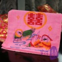 雙囍賀帷巾 - 鴛鴦對望